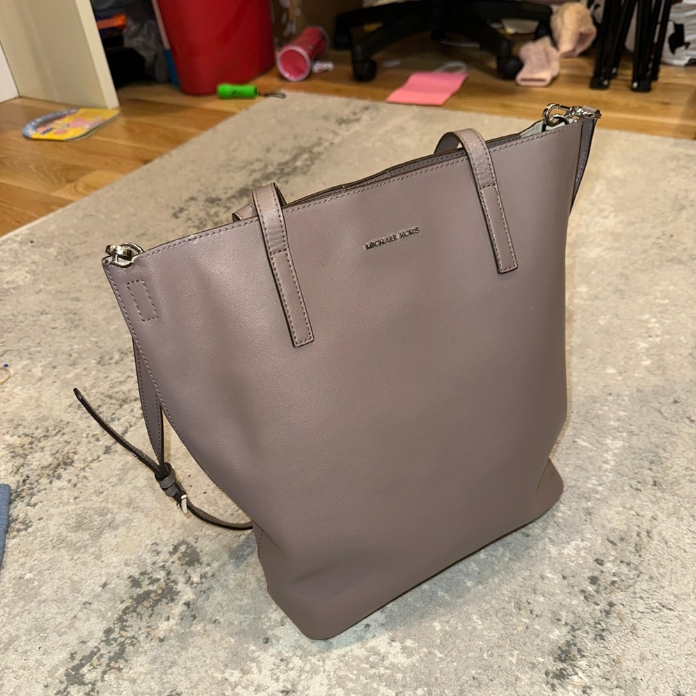 Michael Kors | Taupe Leather Tote Bag